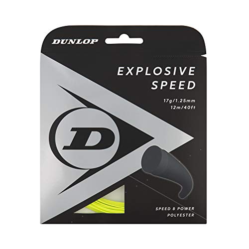 Dunlop Sports Unisex Explosive Speed Tennissaite, gelb, 17 g von Dunlop Sports