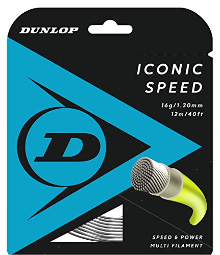 Dunlop Sports Kultige Geschwindigkeit Tennissaite, Natur, 16G US von Dunlop Sports