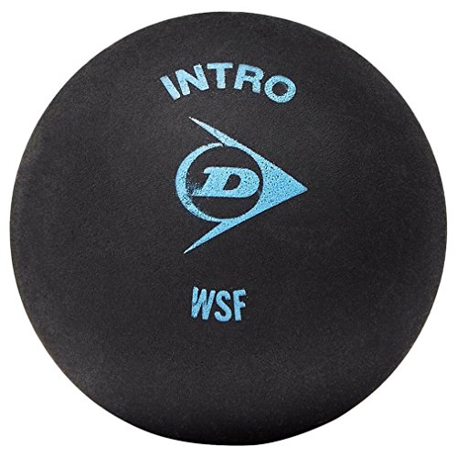 Dunlop Intro Squashball, Schwarz, Einheitsgröße von DUNLOP