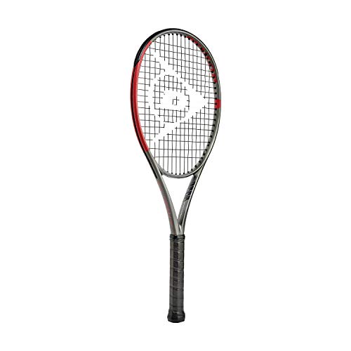 Dunlop Sports CX Team 265 Tennisschläger, vorbespannt, 1/4 Griff, rot/grau von Dunlop Sports