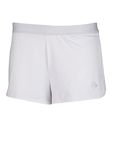 Dunlop Sports Damen Tennis-Shorts, Weiß, XXL von Dunlop Sports