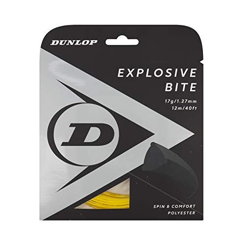Dunlop Sports Explosive Bite Tennissaite, gelb, 17g, 1 Set von Dunlop Sports