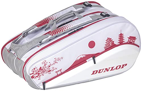 Dunlop Srixon Performance 12er Tennistasche Tokyo White/Red Ltd. Edition von Dunlop Sports