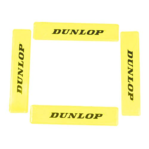 Dunlop Unisex – Erwachsene Throw DOWN Court Lines Feldhintergrundlinien, Gelb, 12 pcs von DUNLOP