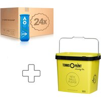 Dunlop Australian Open 24x 3er Dose Plus Balleimer von Dunlop