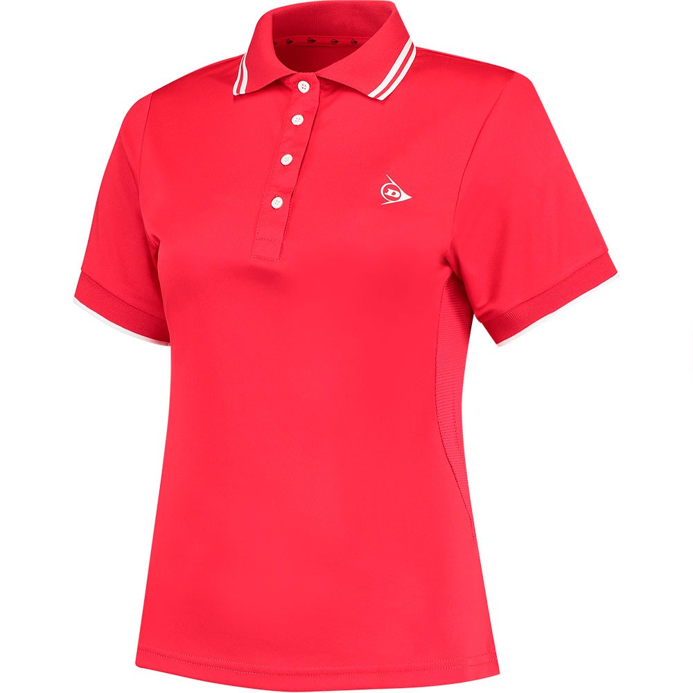 Dunlop Club Short Sleeve Polo Rot XS Frau von Dunlop