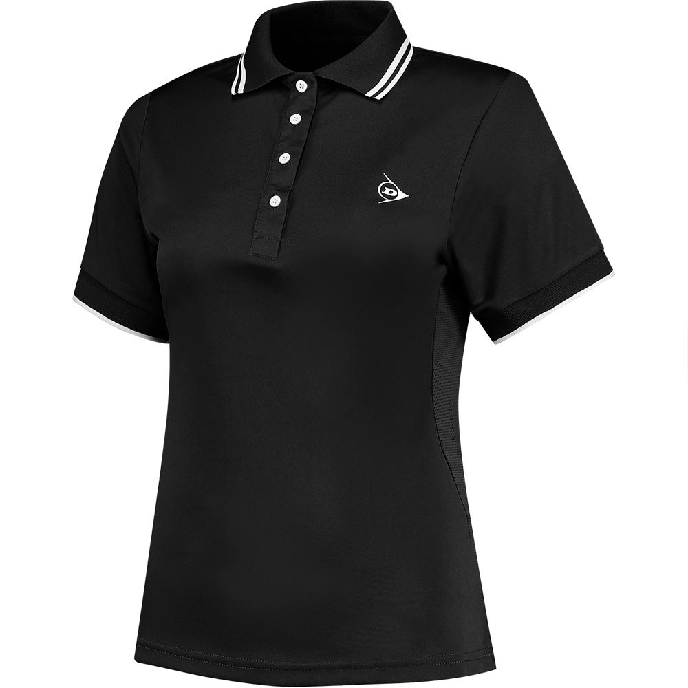 Dunlop Club Short Sleeve Polo Schwarz XS Frau von Dunlop