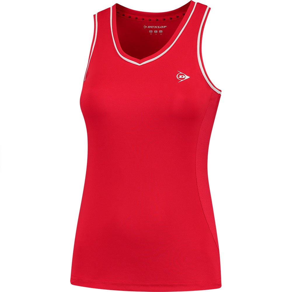 Dunlop Club Sleeveless T-shirt Rot XS Frau von Dunlop