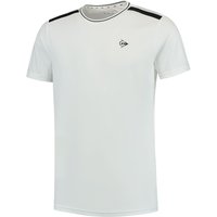 Dunlop Crew T-Shirt Herren in weiß, Größe: L von Dunlop