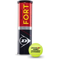 4er Pack DUNLOP DTB Fort Tournament Tennisbälle Dose von Dunlop