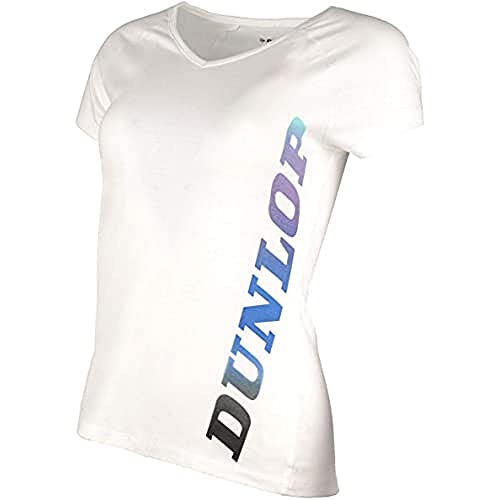 Dunlop Damen Essential Line Women Tee, Weiß, XXL von DUNLOP
