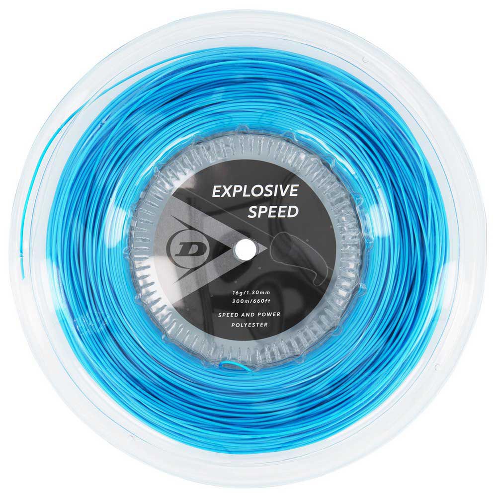 Dunlop Explosive Speed Polyester 200 M Tennis Reel String Blau 1.25 mm von Dunlop