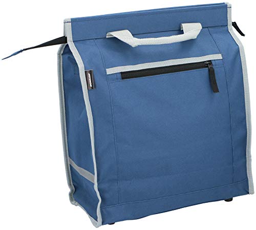 Dunlop - Fahrradtasche - Wasserdichte Gepäckträgertasche mit Fluoreszierenden Streifen - 20L und 34 x 15 x 38 cm - Blau von DUNLOP