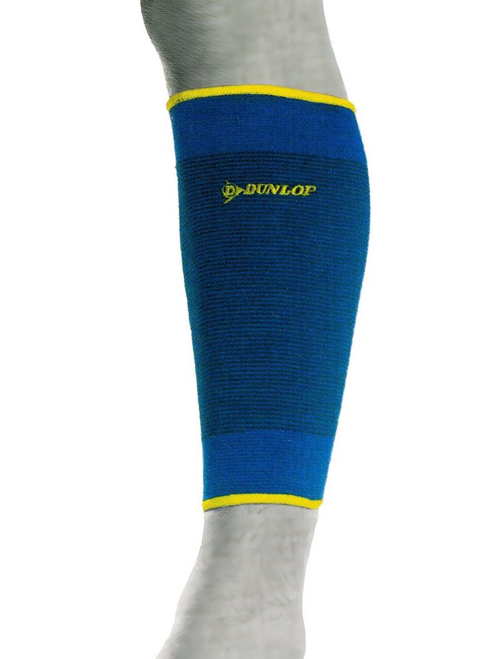 Dunlop Fußbandage WADENBANDAGE elastisch Blau Wadenschutz Unterschenkelbandage 21, Kompressionsbandage Wadenschoner Bandage von Dunlop