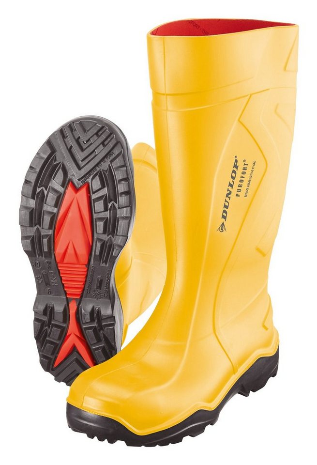 Dunlop Gummistiefel Stiefel Purofort+ S5 Größe 40 gelb von Dunlop
