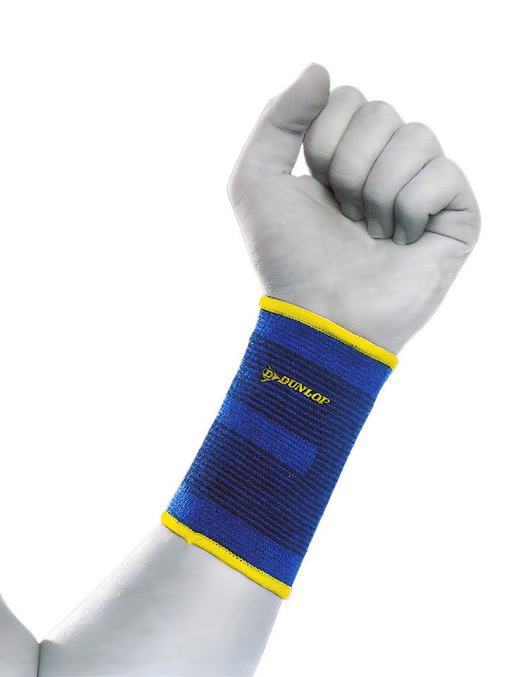 Dunlop Handgelenkbandage HANDBANDAGE Blau Handgelenkbandage Handgelenkstütze Handgelenk 84, Hand Bandage von Dunlop