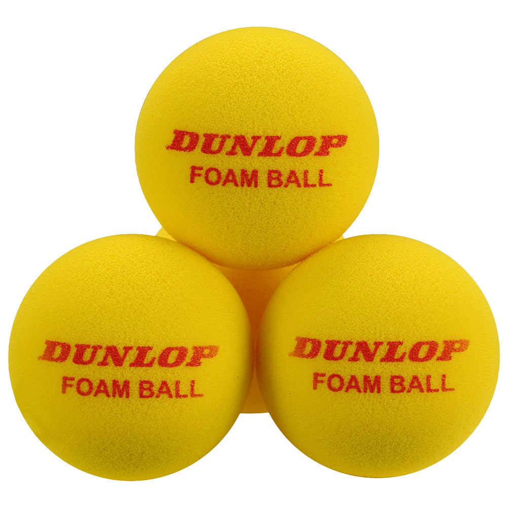 Dunlop Indoor Foam Tennis Ball 12 Units Golden von Dunlop