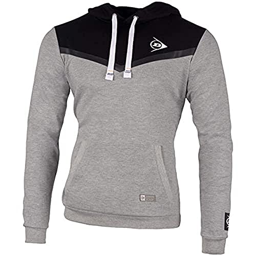 DUNLOP Unisex Kinder Sport Tennis Hoodie – Essentials Line, Hooded Sweat, Grau von DUNLOP
