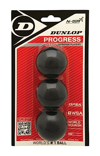 Dunlop Sports Progress 3bbl Squashbälle, Fortschritt, Einheitsgröße von Dunlop Sports