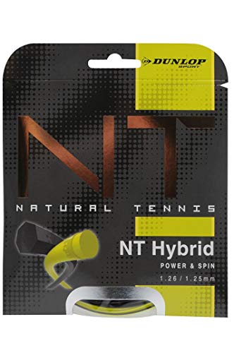 Dunlop Saitenset Revolution NT Hybrid Set, Schwarz/Gelb, 12 m von Dunlop Sports