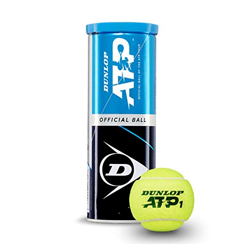 Dunlop Tennisball ATP Championship – für Sand, Hartplatz & Rasen (1x3er Dose) von DUNLOP