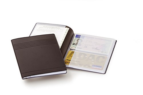 Durable Ausweis- und Kreditkartenetui, für 4 Karten (54 x 85 mm) und 4 Ausweise (80 x 115 mm), anthrazit, 239758 von Durable