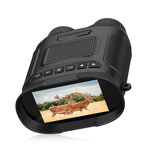 DuzLink Nachtsichtgerät, 2.5K 40MP Digital Infrarot Fernglas Night Vision Goggles with 2500mAh Wiederaufladbares, 8X Digitalzoom, Infrarot Nachtsichtgeräte für Jagd Vogelbeobachtung Camping von DuzLink