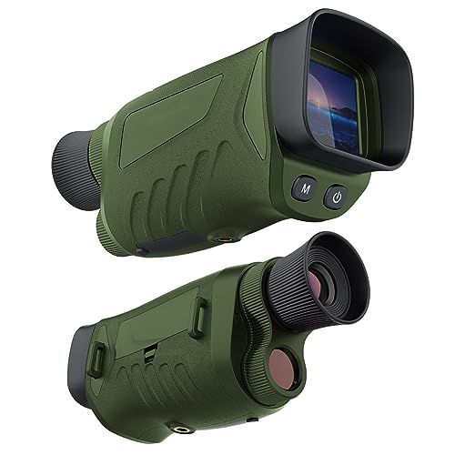 DuzLink Nachtsichtgerät, 2.5KD 48MP Digital Infrarot Fernglas Night Vision Goggles with 2500mAh Wiederaufladbares, 8X Digitalzoom, Infrarot Nachtsichtgeräte für Jagd Vogelbeobachtung Camping von DuzLink