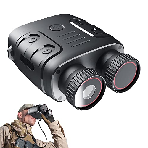 DuzLink Nachtsichtgerät, R18 Digital Infrarot Nachtsicht Fernglas 300m Reichweite, 1080P FHD Nachtsichtgerät mit 2.4" Screen, 7X Digitalzoom Nachtsicht für Vogelbeobachtung Camping Jagd Spotting von DuzLink