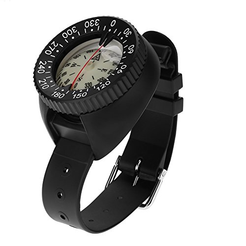 Wrist Compass, Mini Survival Watchband Underwater Wrist Mount Compass Zum Tauchen Schnorchel Kajak Kanu Wandern Reisen Camping Tauchkompass von Dwawoo