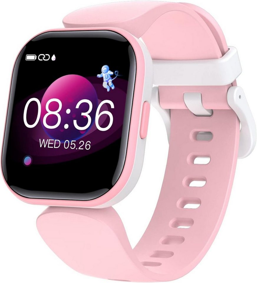 Dwfit Smartwatch (Andriod iOS), Kinder Tracker mit Pulsmesser Stoppuhr Uhr Kinder Geschenke Geburtstag von Dwfit