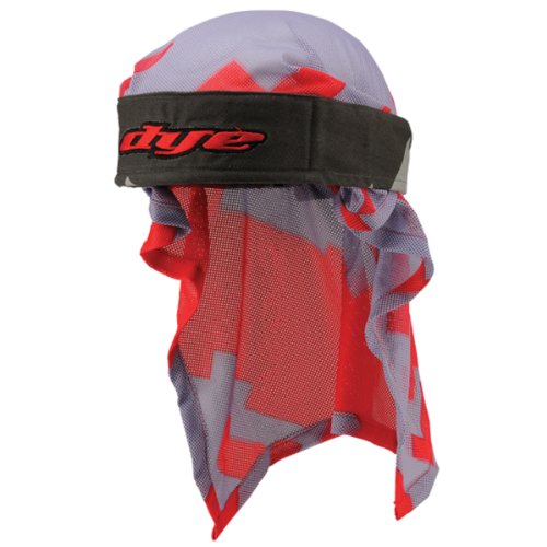 DYE Head Wrap, Airstrike Grey Red, Onesize, 89749515 von Dye