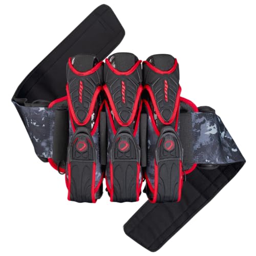Dye Pack Assault Harness 3+4 Pod Dyecam Black/Red von Dye