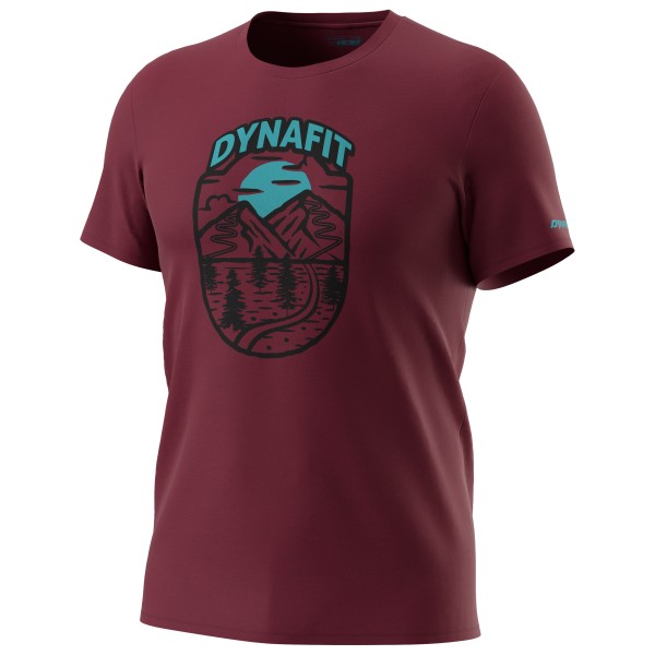 Dynafit - Graphic Cotton S/S Tee - T-Shirt Gr 46;48;50;52;54 beige;oliv;rot;schwarz;schwarz/blau;türkis von Dynafit