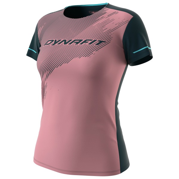 Dynafit - Women's Alpine 2 S/S Tee - Laufshirt Gr L;M;S;XL;XS rosa;schwarz;türkis von Dynafit