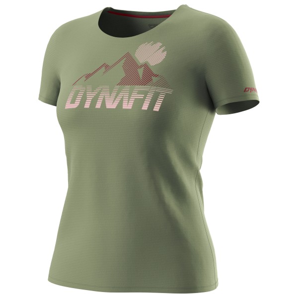 Dynafit - Women's Transalper Graphic S/S Tee - Funktionsshirt Gr L oliv von Dynafit
