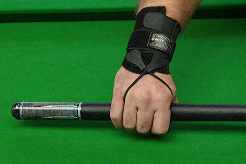 Dynamic Billard Trainingshandschuh Straight Shot Glove, Schwarz Billardhandschuh, M von Dynamic Billard