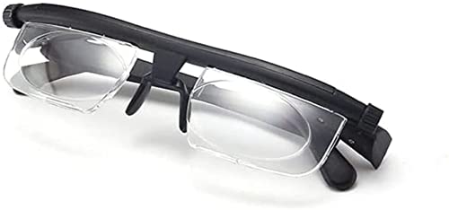 Dzhzuj Adjustable Focus Glasses Dial Vision Reading Variable Distance Eyeglasses Near Far Sight Diopters Magnifying von Dzhzuj