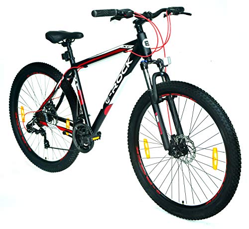 E-ROCK Mountainbike EX-7 Hardtail Microshift Schaltung Fahrrad MTB Trekkingrad Fitness Bike MTB Gabelfederung Scheibenbremsen (26, 27,5 oder 29 Zoll Reifen) von E-ROCK