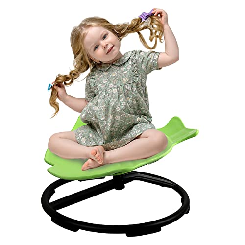E-Solem Karussell Kinder Balance Spielzeug, Sensorische Spielzeug Drehstuhl für Kinder, Balance Physiotherapie Ausrüstung, Training Körper Koordination, Wissenschaft Gleichgewicht Spielzeug (Grün) von E-Solem
