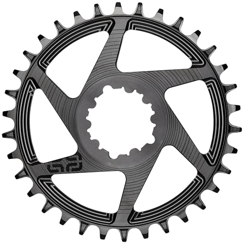 Helix R Guidering-Kettenblatt – SRAM Direct Mount – 28 Zähne – 3 mm Versatz – 11/12 V-kompatibel – Schwarz von E13