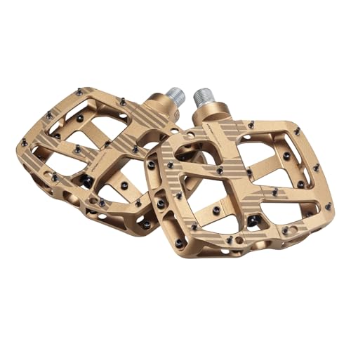 E13 Unisex-Adult Pédales Plus-Corps alu-Bronze, Black, ONE Size von E13