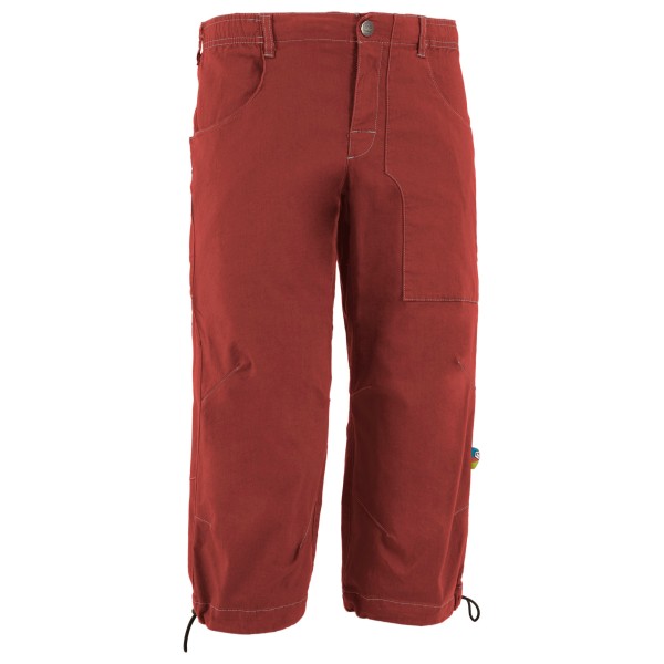 E9 - Fuoco Flax 3/4 - Shorts Gr L rot von E9