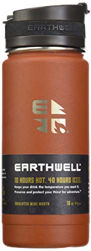 EARTHWELL 16oz Vacuum Bottle Trinkflasche, 470ml von EARTHWELL