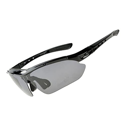 EASTALOLO Fahrrad-Sonnenbrille, UV-Schutz 400, klare Sport-Sonnenbrille mit Mehreren Gläsern, Outdoor, für Radfahren, Angeln, Laufen, Softball, Golf, Sonnenbrille von EASTALOLO