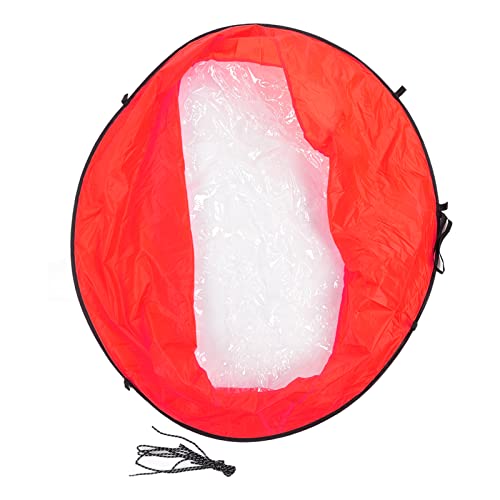 EASTALOLO faltbares Kajak-Segel, reduzierte UV-Strahlung, tragbares Windpaddelsegel für Outdoor-Sport (Red) von EASTALOLO