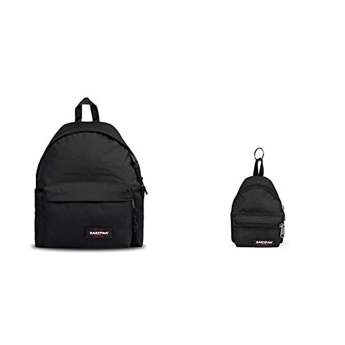 Eastpak Padded Pak'r Rucksack, 40 cm, 24 L + Mini Padded Geldbörse, 12 cm, Schwarz (Black) von EASTPAK