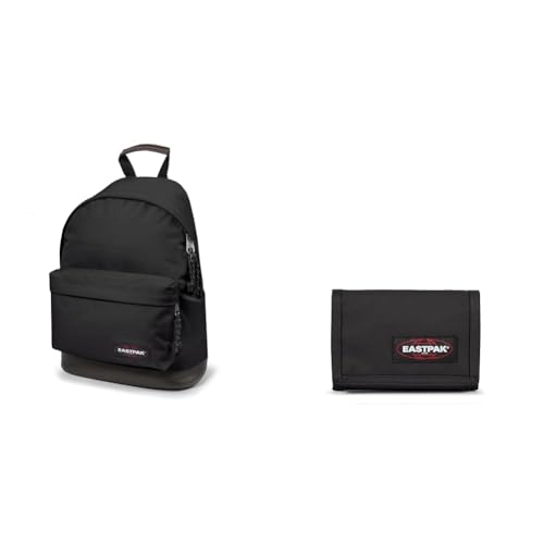 EASTPAK WYOMING Rucksack, 203 cm, 199 L, Black (Schwarz) & CREW SINGLE Geldbörse, 22 cm Black (Schwarz) von EASTPAK