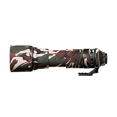 easyCover - Lens Oak - Objektivschutz - Schutz für Ihr Kameraobjektiv - Tamron 150-600mm f/5-6.3 Di VC USD Model AO11 - Grüne Camouflage von easyCover
