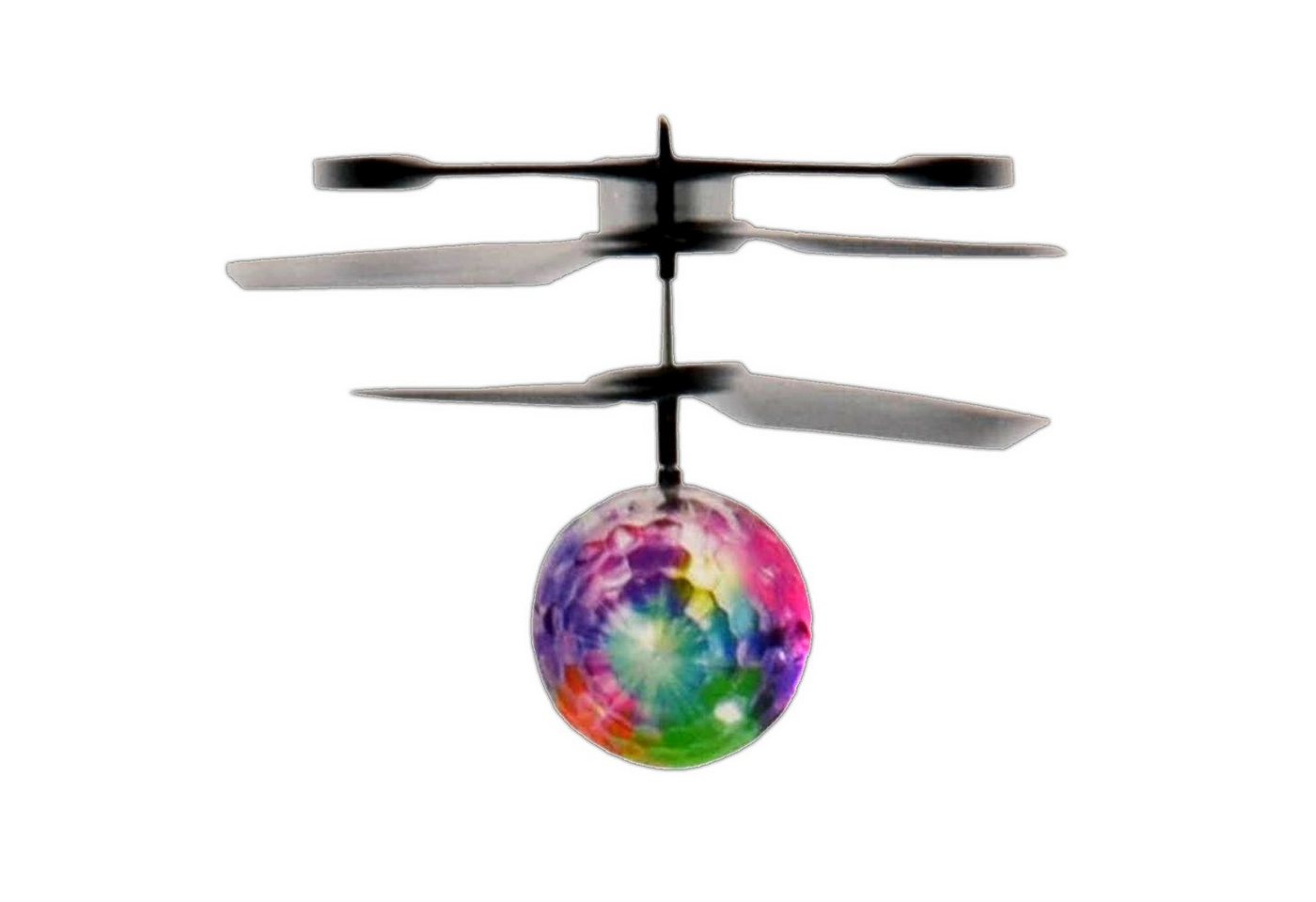 EAXUS Spielzeug-Hubschrauber Infrarot LED Fliegender Heli Ball Hubschrauber Kugel Heliball Kugel Helikopter, mit LED Beleuchtung, Selbstfliegend von EAXUS